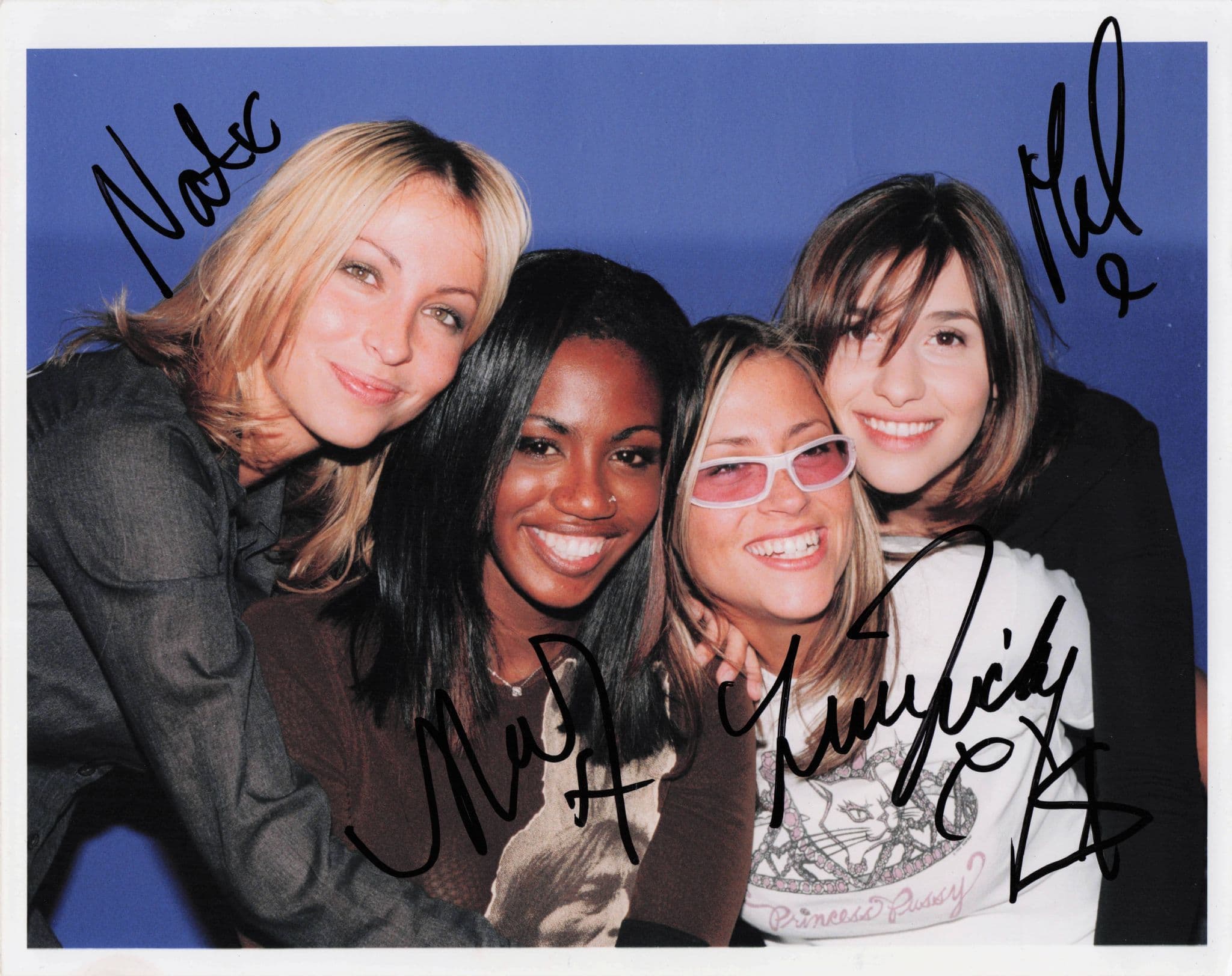 All Saints Girl Band Pop Group FULLY 4x Hand Signed 10x8 Photo