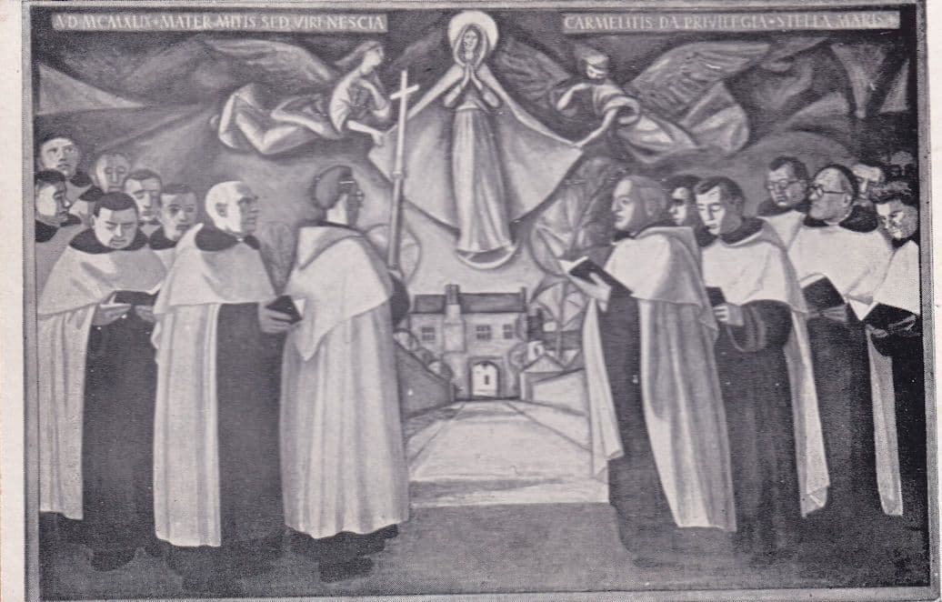All Saints Vigil Aylesford Kent 1949 Return Of The Friars Postcard