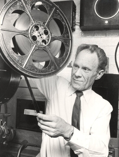 Allan Gray Northampton Old Film Cinema Projectionist 8x6 Press Photo