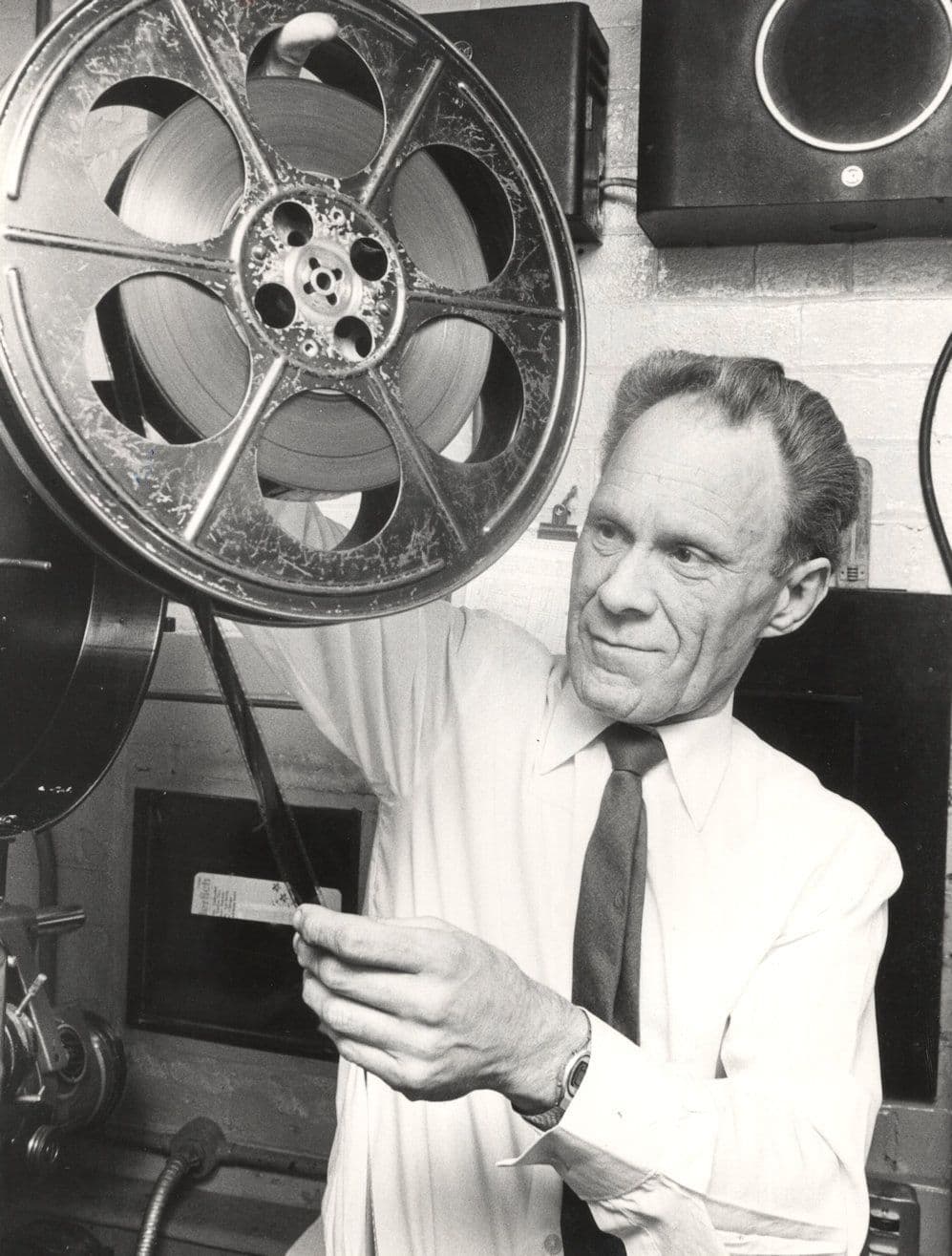 Allan Gray Northampton Old Film Cinema Projectionist 8x6 Press Photo