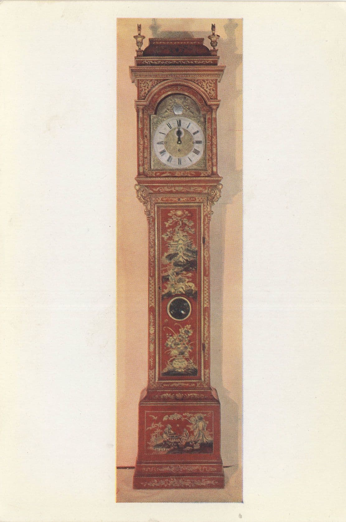 Allsop London Museum Long Case Grandfather Type Clock Postcard