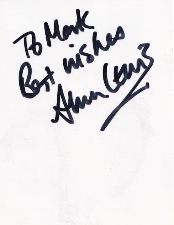 Alun Lewis Birds Of A Feather 2x Double Hand Signed Photo