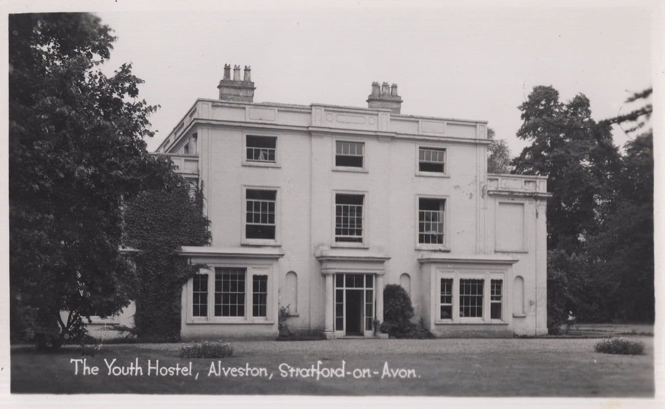 Alveston Youth Hostel Warwickshire Old Real Photo Postcard