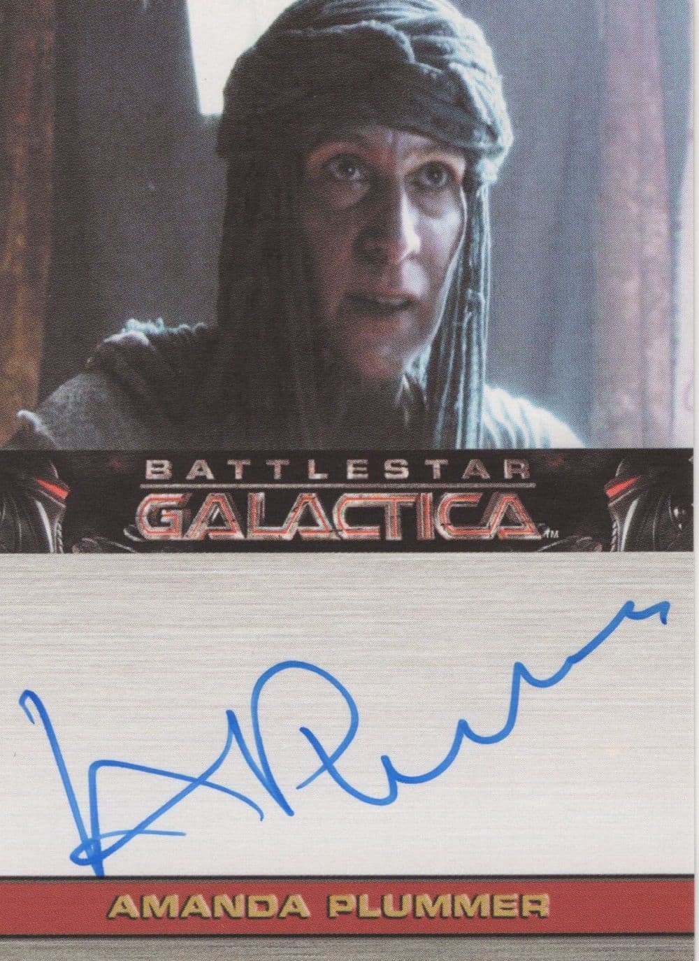 Amanda Plummer as Oracle Battlestar Galactica Hand Signed Photo Card