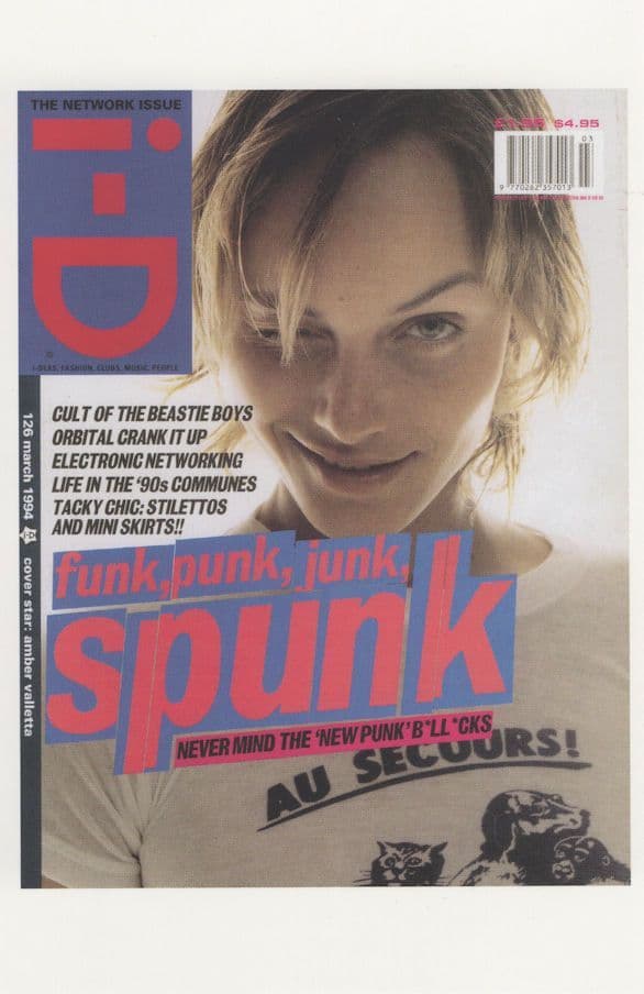 Amber Valletta USA Vogue Cover Girl 1994 Magazine Postcard