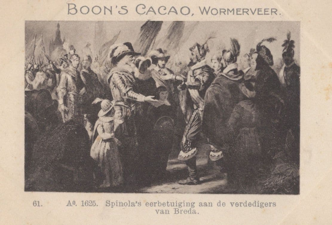 Ambrogio Spinola Doria Duke Of Sesto in 1625 Dutch Old Trade Card