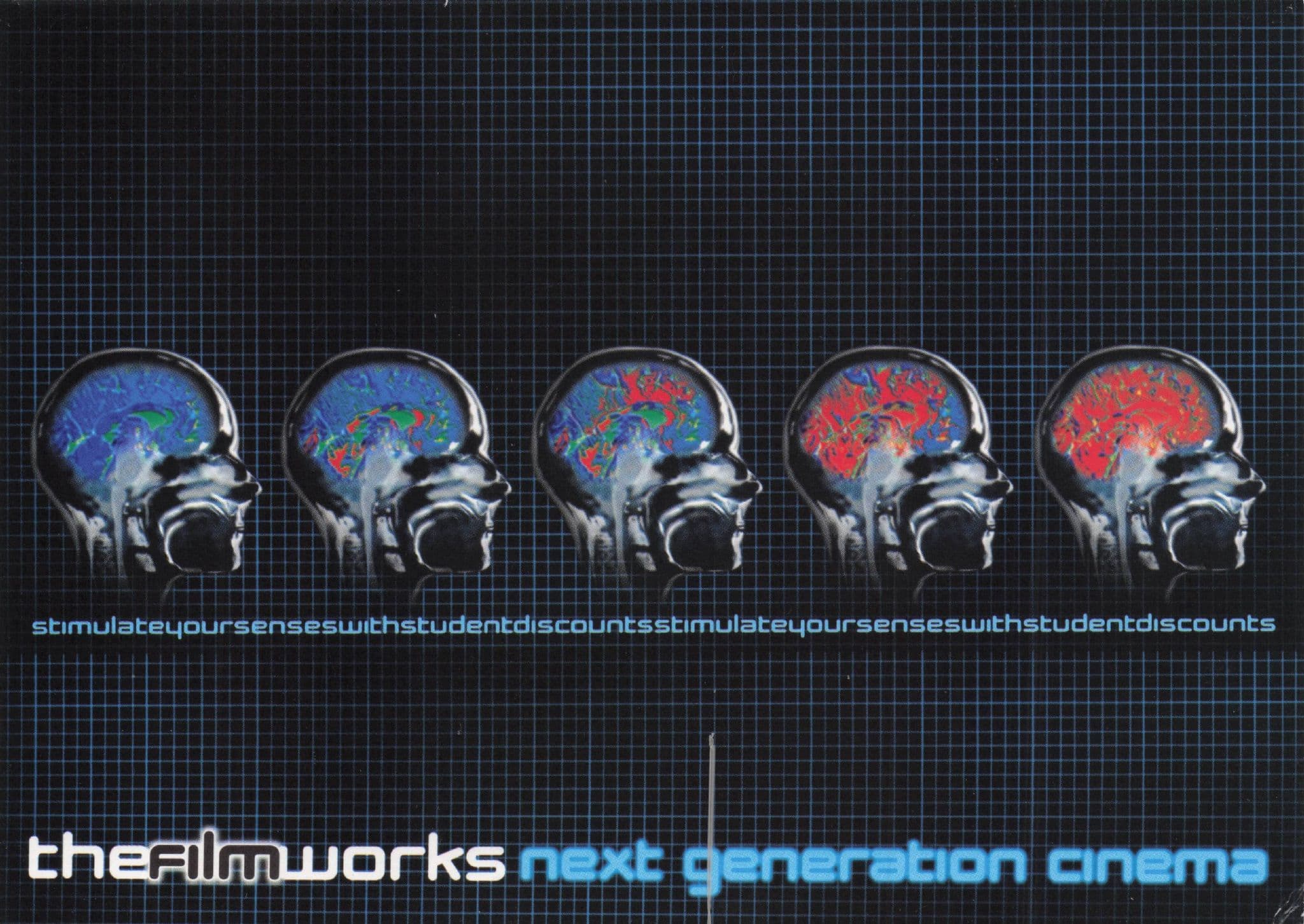 American Football Helmet Next Generation Cinema Advertising Postcard