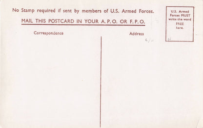 American Red Cross Service Clubs A Game Of Checkers Billiards Military Old Postcard
