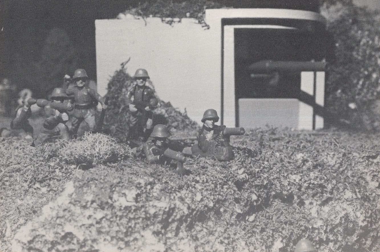 American Toy Military Soldiers On Frontline D-Day USA Postcard