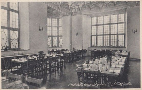Ampleforth Preparatory School Childrens Canteen Hall Yorkshire Antique Postcard