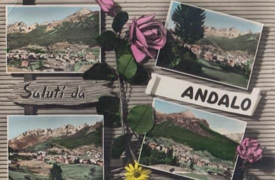 Andalo Greetings Italian Postcard