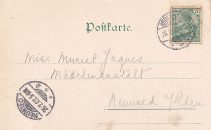 Andernach Pfarrkirche Possibly First Ever 1902 German Postcard