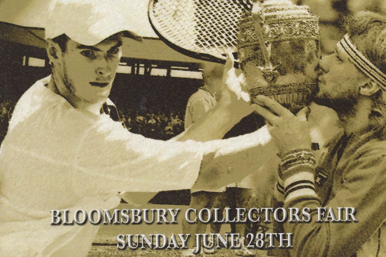 Andre Agassi At Wimbledon Tennis Advertising Postcard