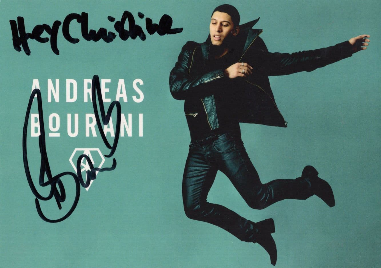 Andreas Bourani German Pop Singer Hand Signed Photo