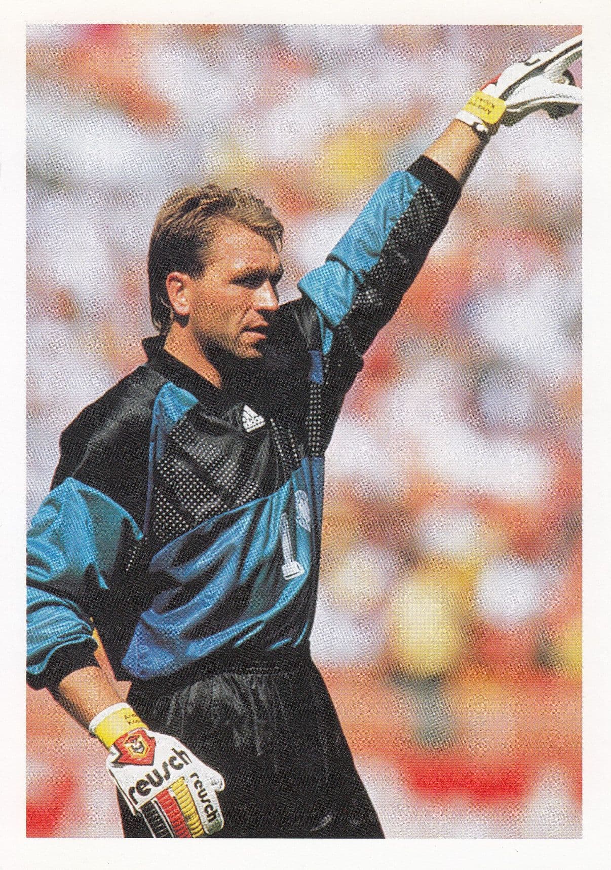 Andreas Kopke Germany German International Goalkeeper Postcard