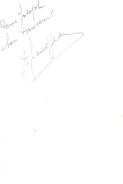 Andree Grandjean Country & Western Singer Old Hand Signed Photo