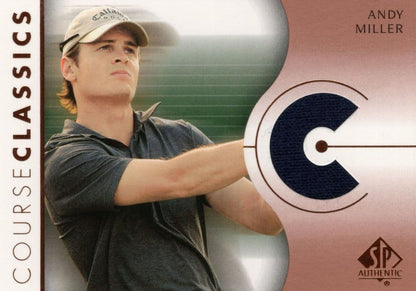Andy Miller Course Classics 2003 Authentic Worn PGA Tour Golf Shirt Card