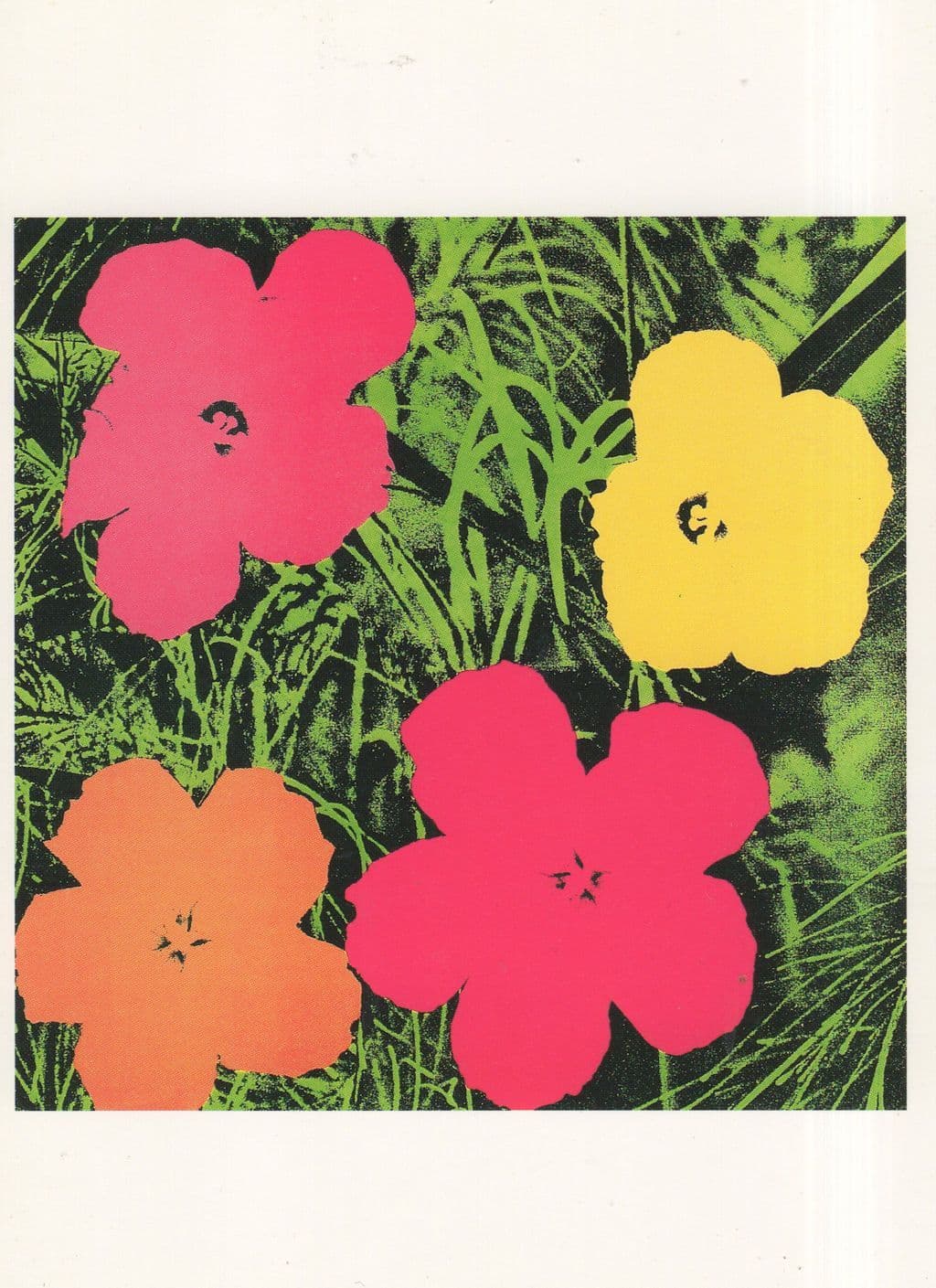 Andy Warhol Foundation Flower 1964 Painting Postcard
