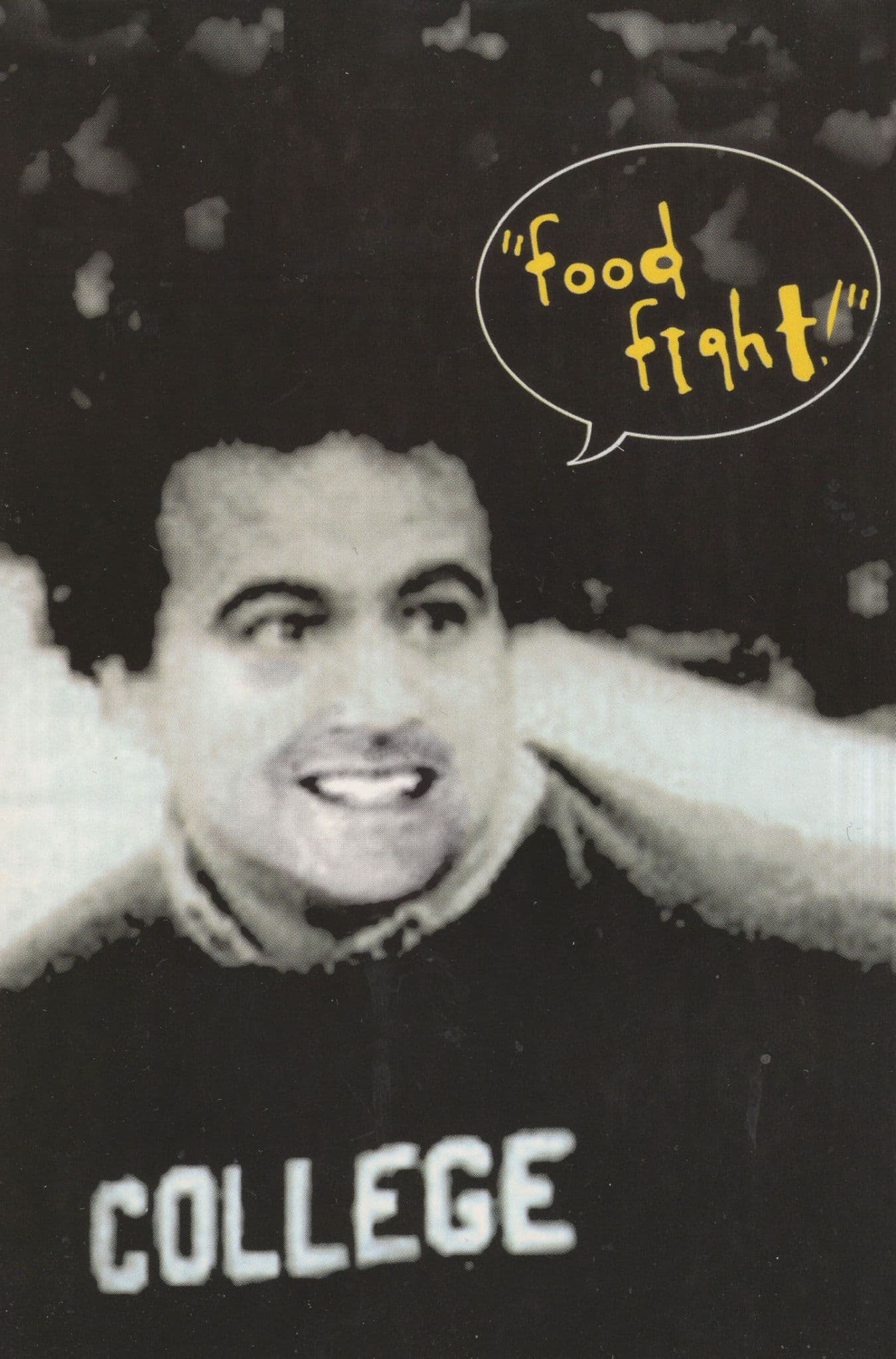 Animal House The Movie College Food Fight Scene Comic Postcard