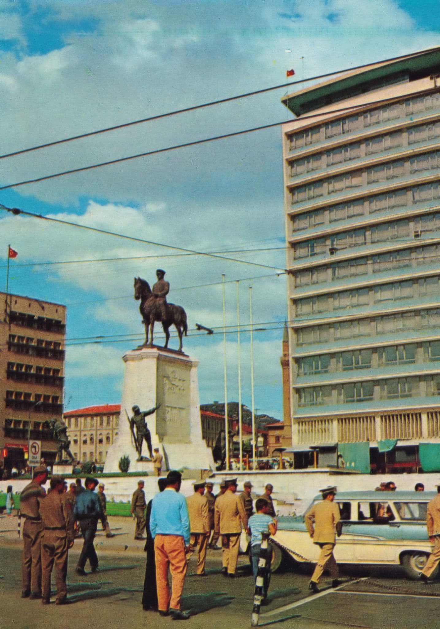 Ankara Ulus Maydani The Place Of People Turkey Postcard