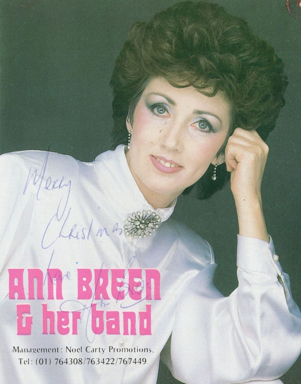 Ann Breen Original Management Company Christmas Hand Signed Photo