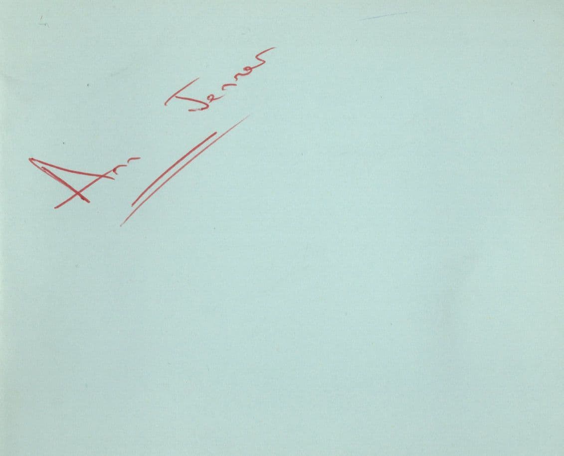 Ann Jenner Surrey Ballerina Vintage Ballet Hand Signed Autograph
