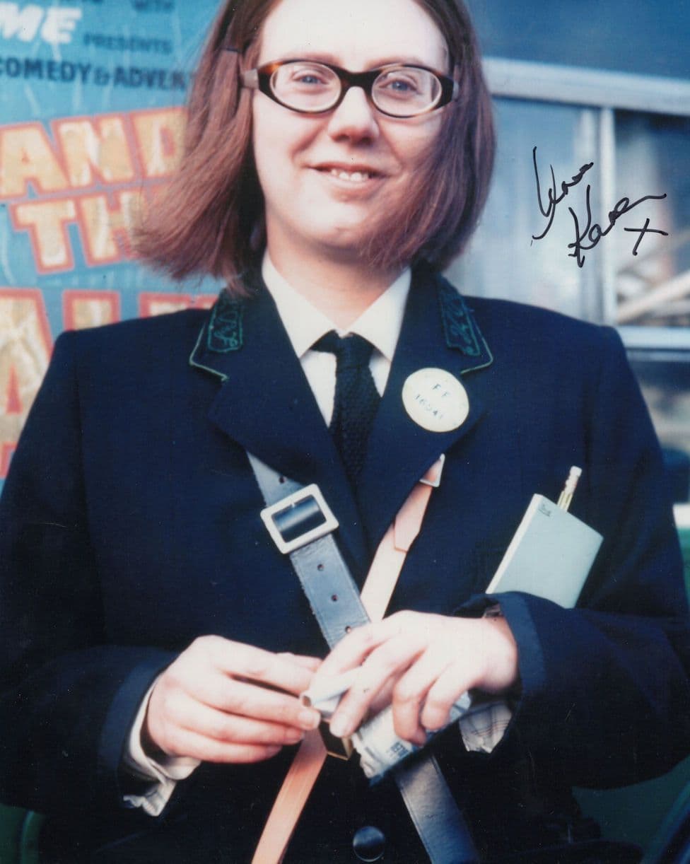 Anna Karen On The Buses Stunning 10x8 Hand Signed Photo