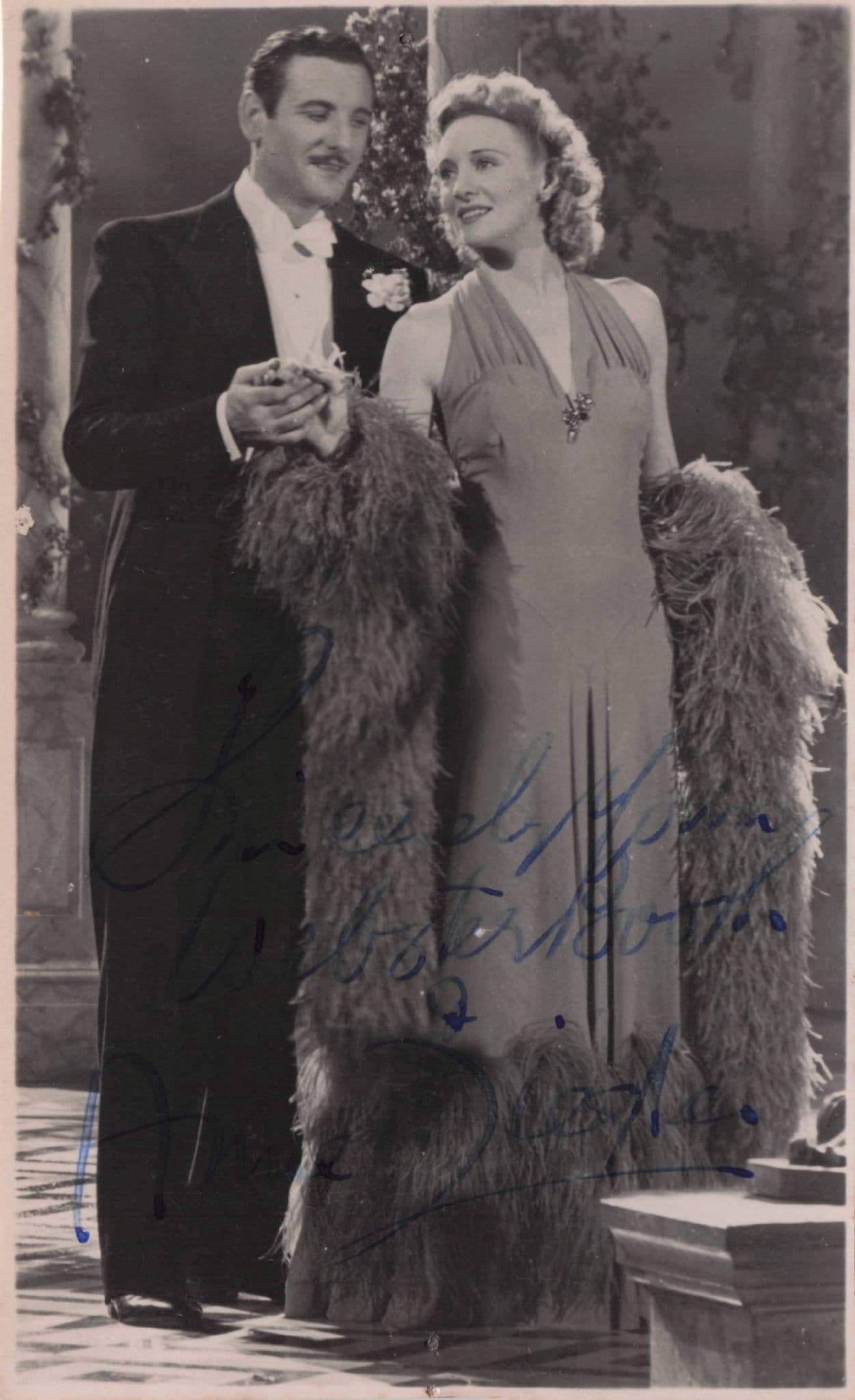 Anne Ziegler 1940s Musical Sweetheart Singer WW2 Hand Signed Photo