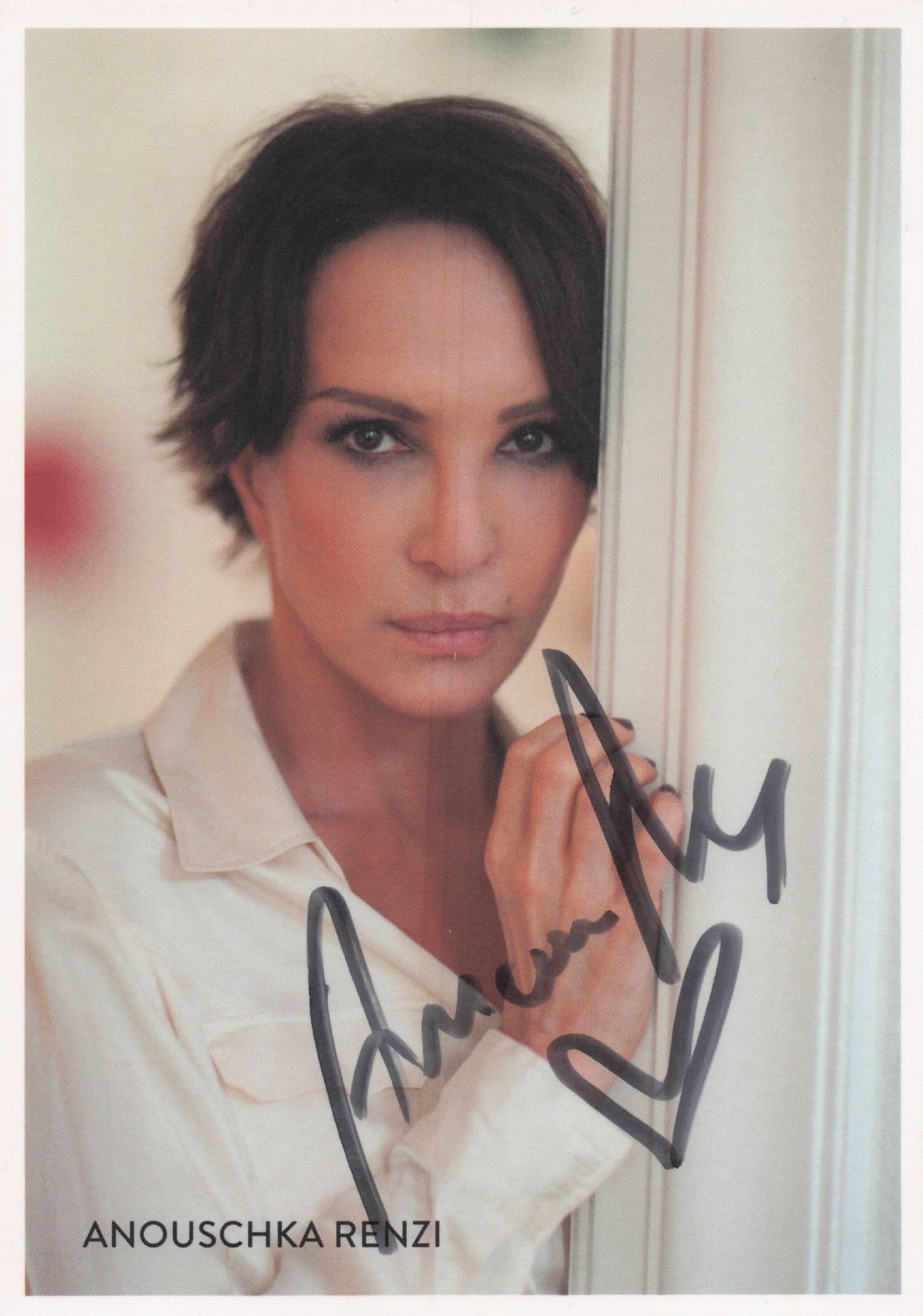 Anouschka Renzi German Film Actress Hand Signed Photo