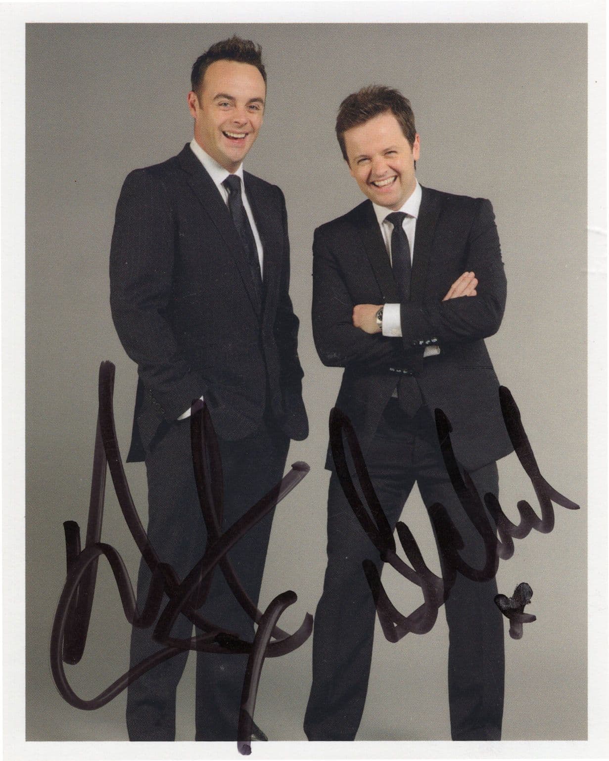 Ant & Dec Britains Got Talent Stunning 6x5 Hand Signed Photo