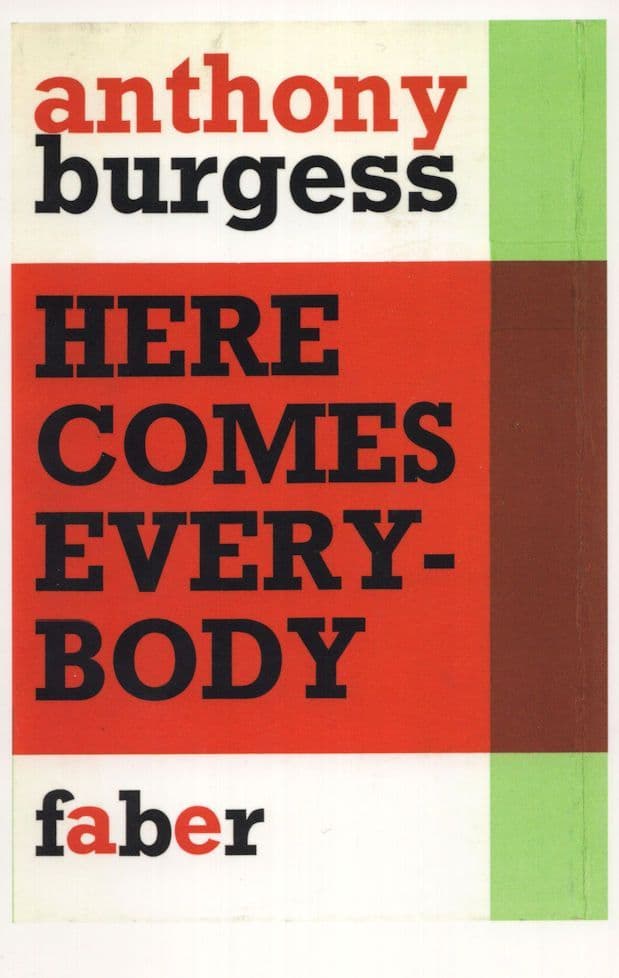Anthony Burgess Here Comes Everybody 1965 Book Postcard