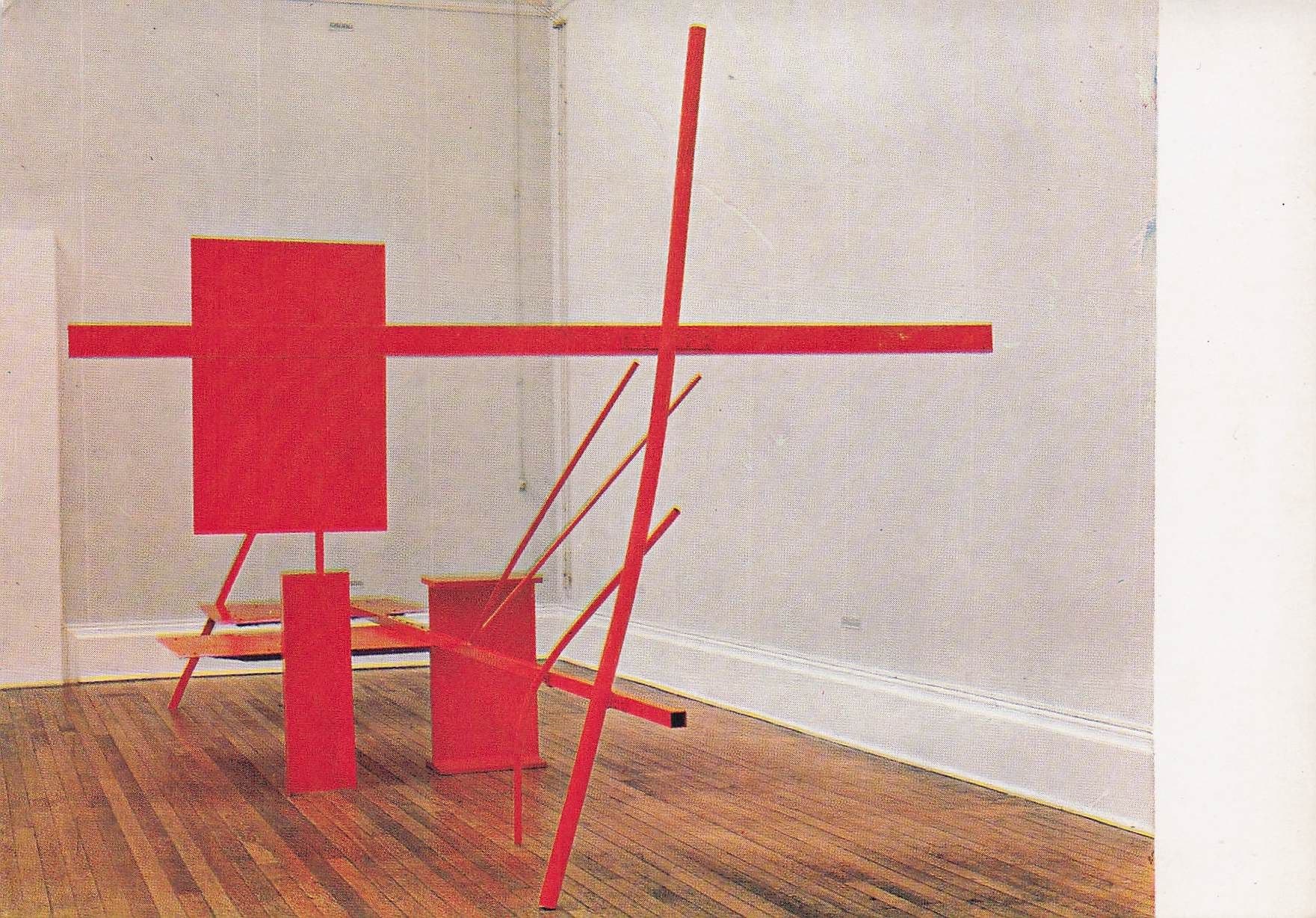 Anthony Caro Early One Morning Painted Steel Sculpture Postcard