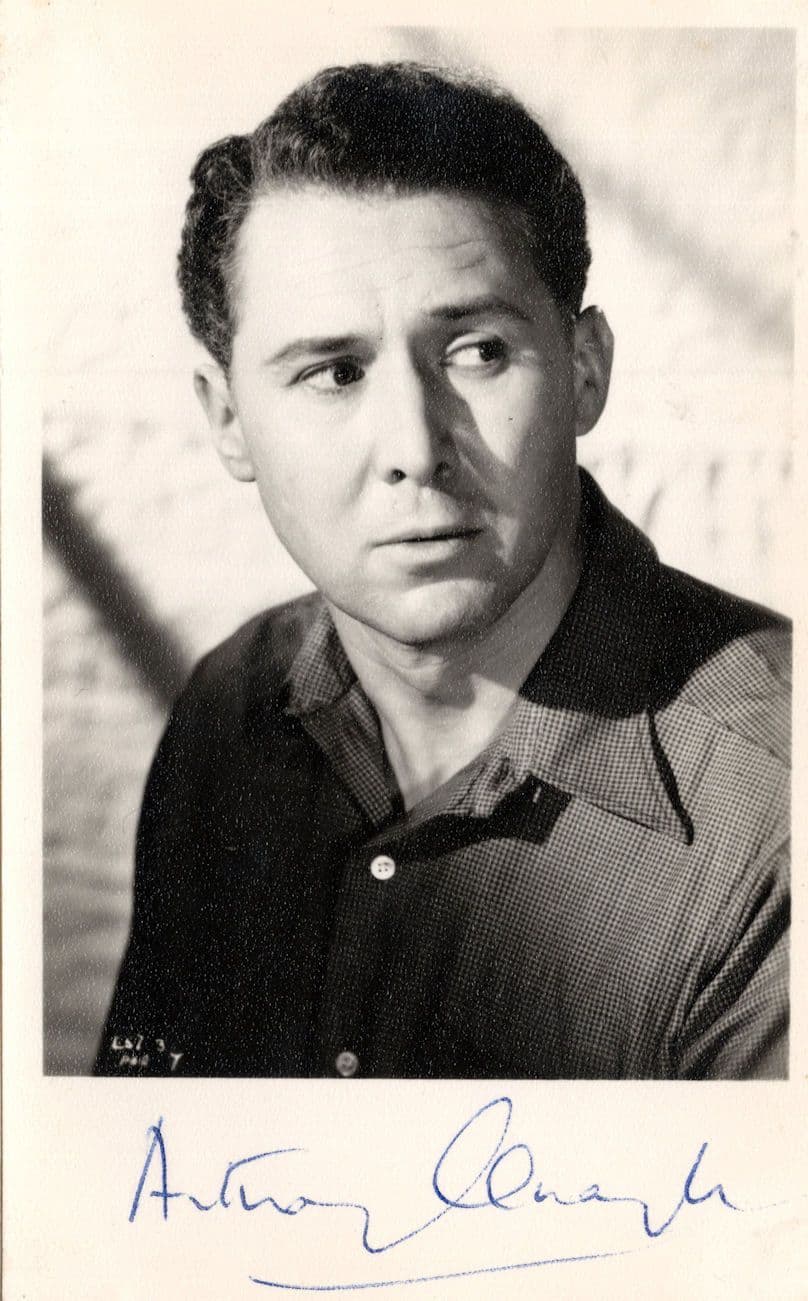 Anthony Quayle Lawrence Of Arabia Hand Signed Photo Laid Down