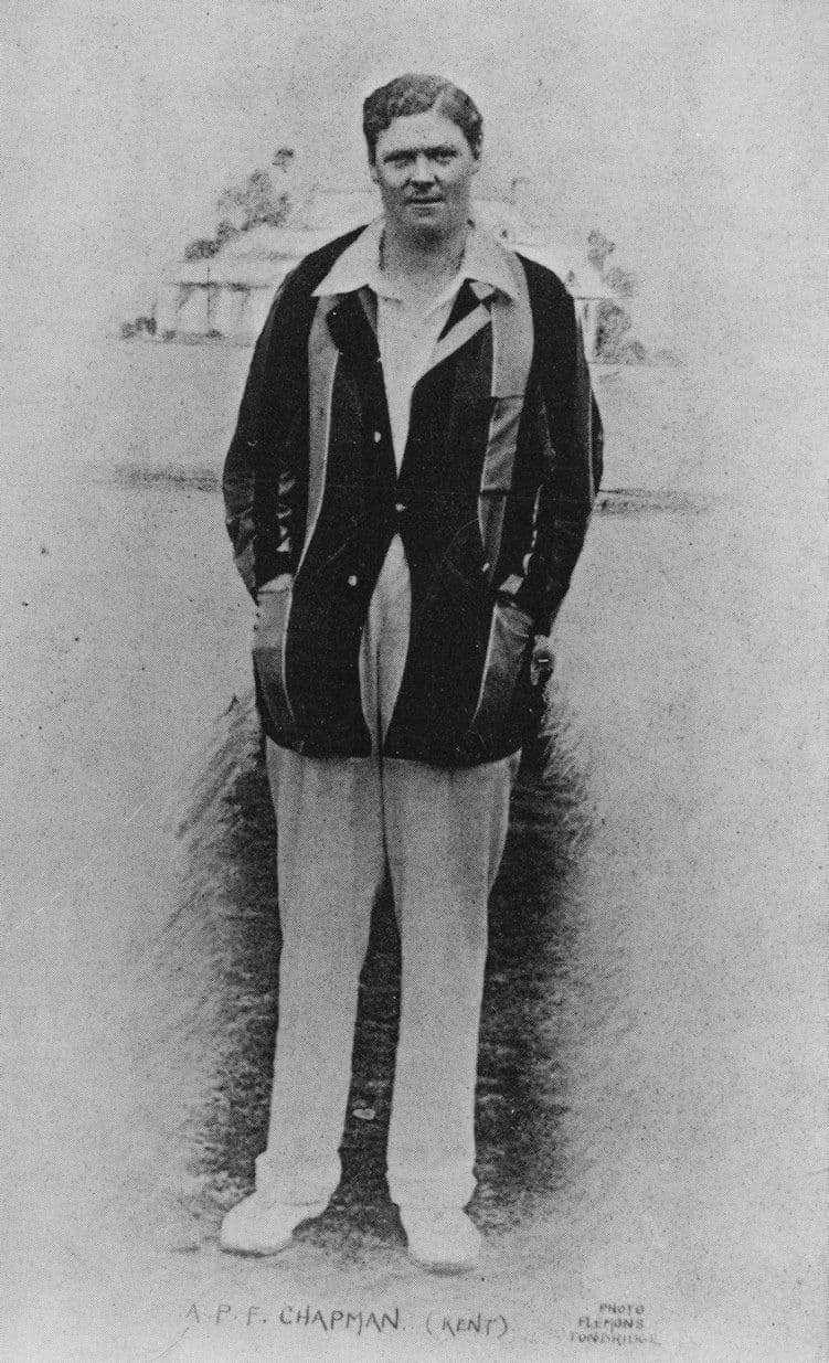 APF Percy Chapman Kent Cricket Postcard