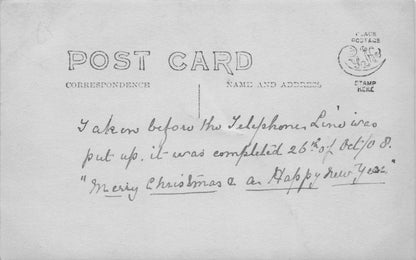 Apsley Victoria Toronto Canada 1908 Telephone Lines Antique Postcard