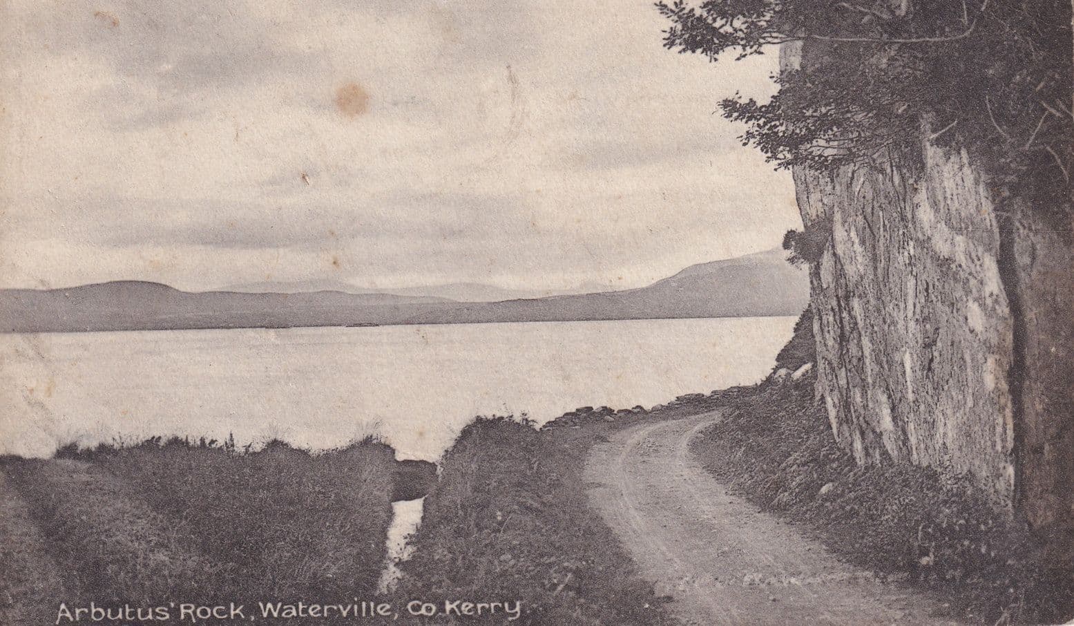 Arbutus Rock Waterville County Kerry Antique Postcard