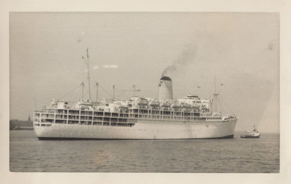 Arcadia Cruise Ship Ferry Vintage Rare Photo