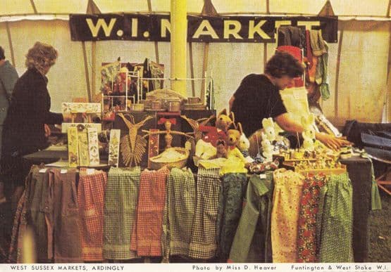 Ardingly Markets Sussex Postcard