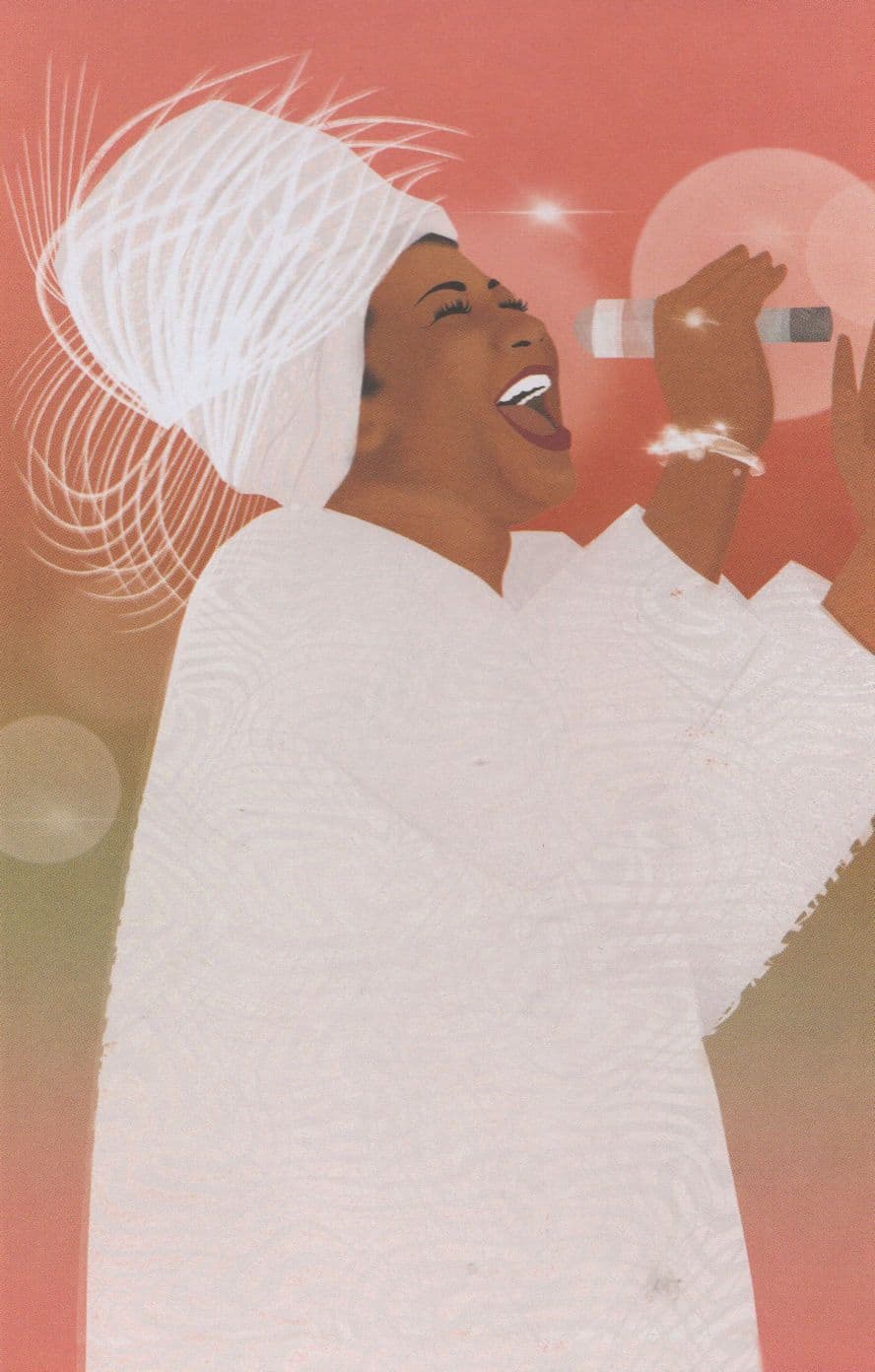 Aretha Franklin Queen Of Soul Pop Music Singer Quotation Postcard