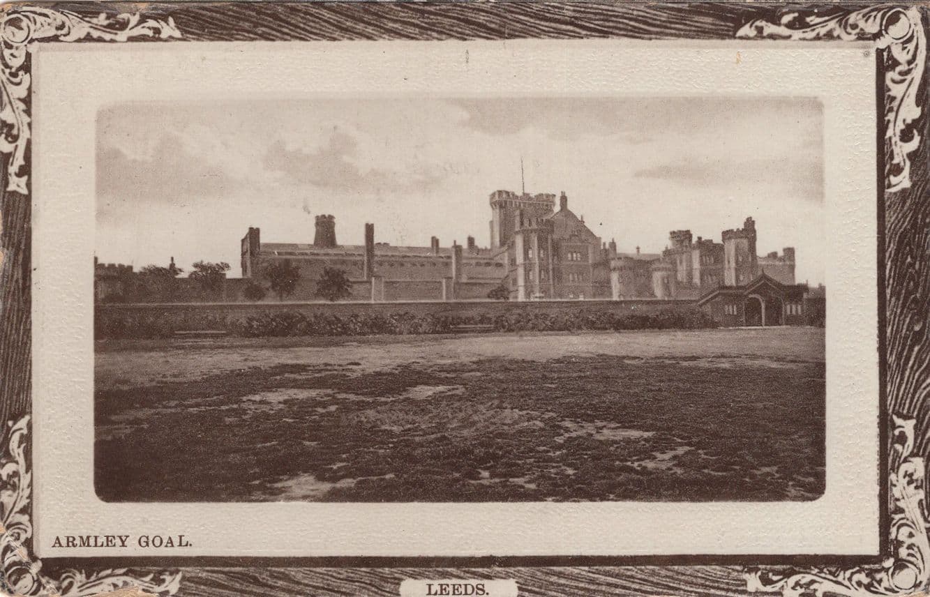 Armley Gaol Prison Leeds Yorkshire Old WW1 Real Photo Postcard