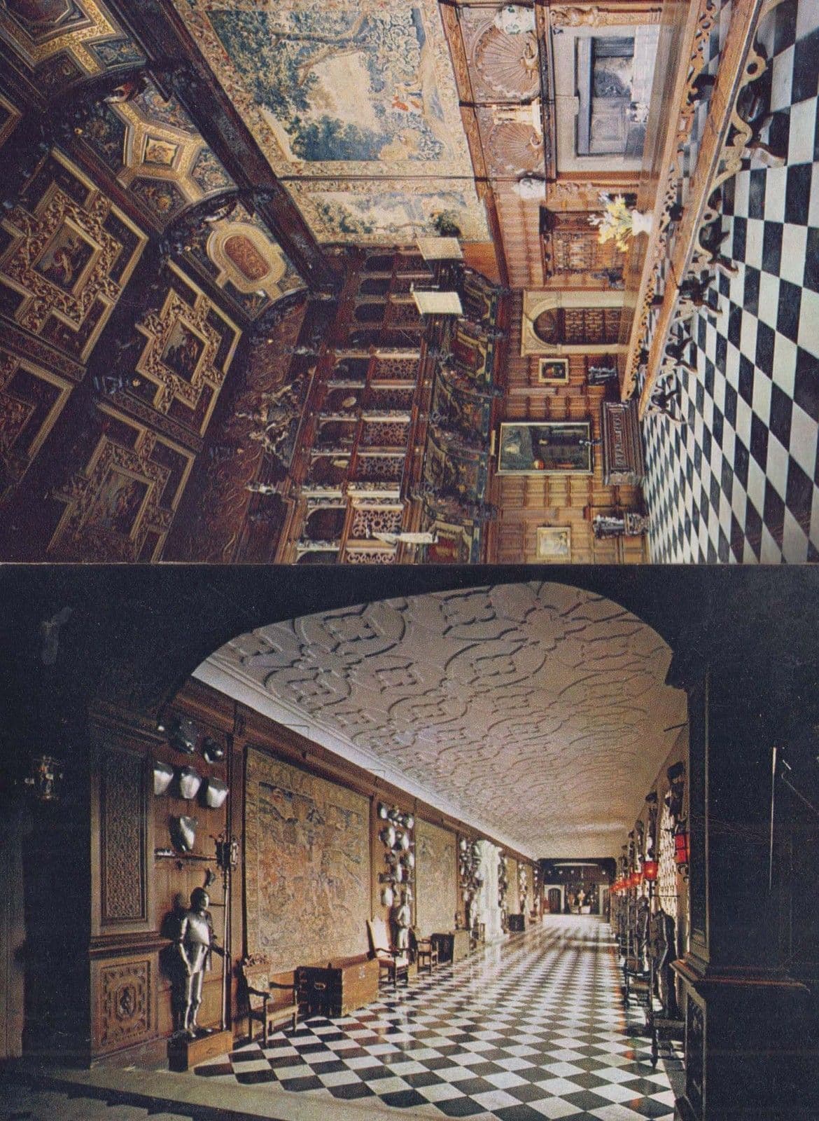 Armour Armoury Hatfield House & The Marble Hall 2x Mint Hertfordshire Postcard