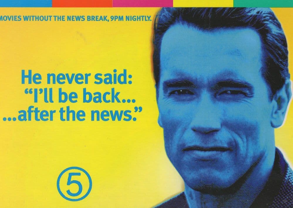 Arnold Schwarzenegger The Terminator C4 Comic Postcard