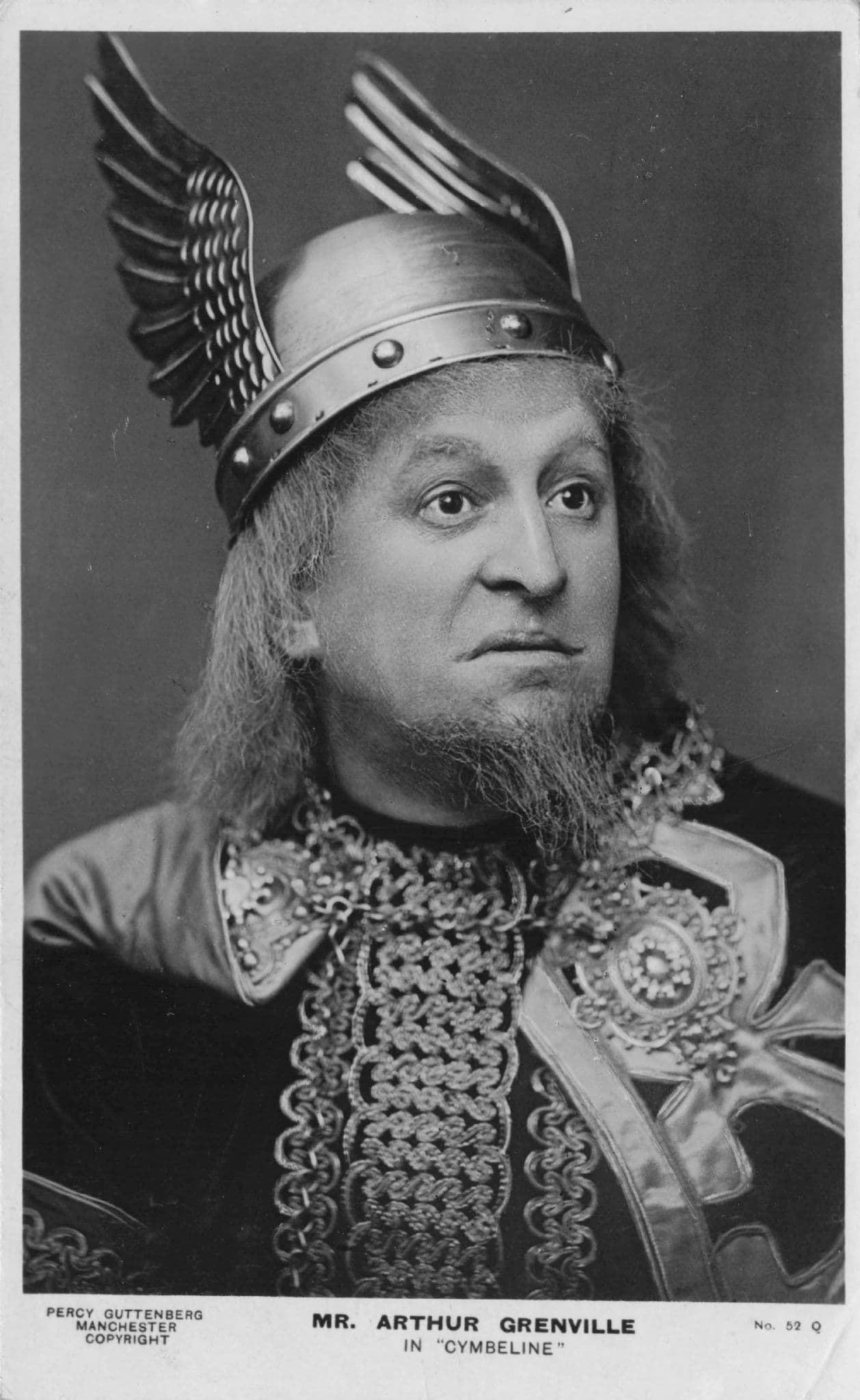 Arthur Grenville  in Cymberline Theatre Play Old Real Photo Postcard
