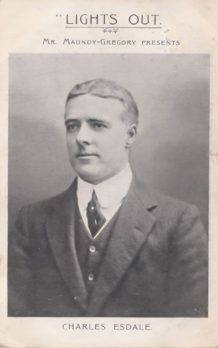 Arthur Maundy Gregory Charles Esdale Theatre Advertising Postcard