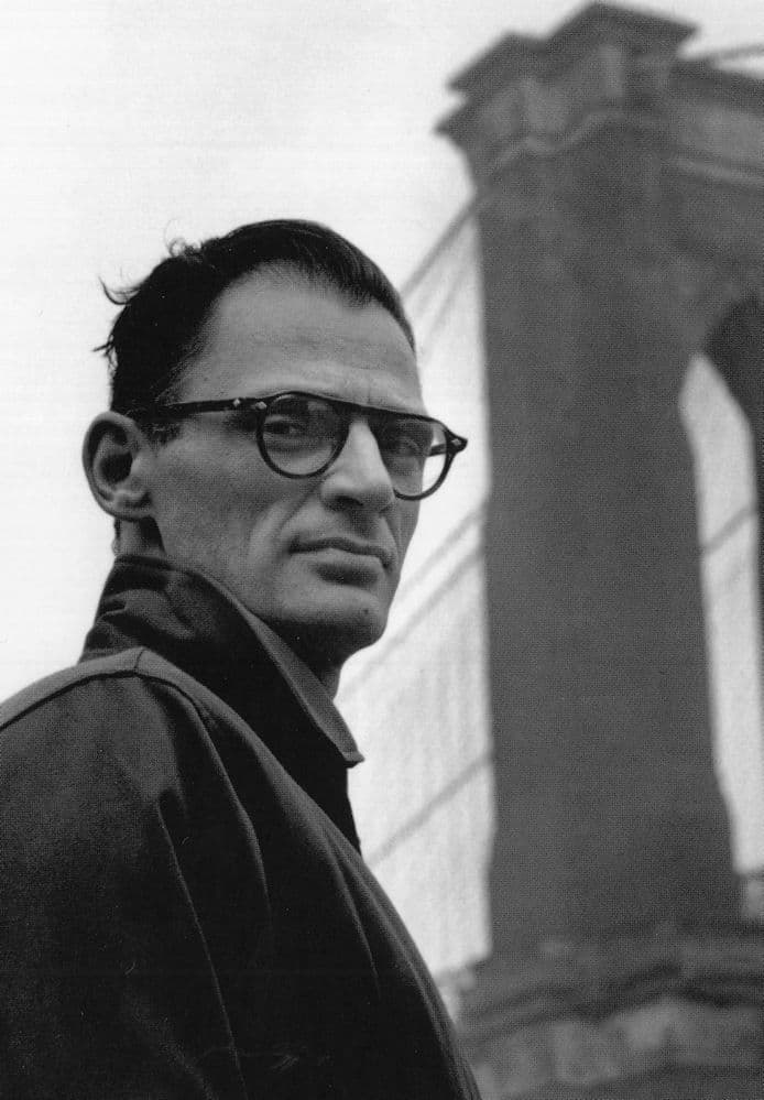 Arthur Miller Death Of A Salesman Book Author Stunning Portrait Postcard