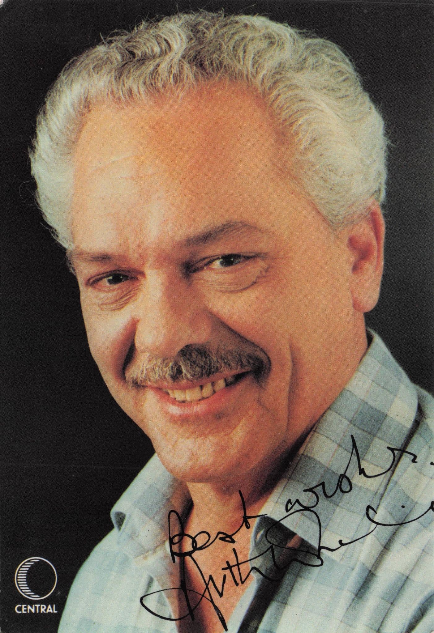 Arthur White as John Latchford Crossroads Printed Signed Photo