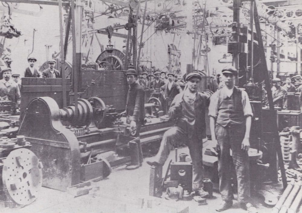Ashford Railway Works in 1906 Kent Train Factory RPC Postcard