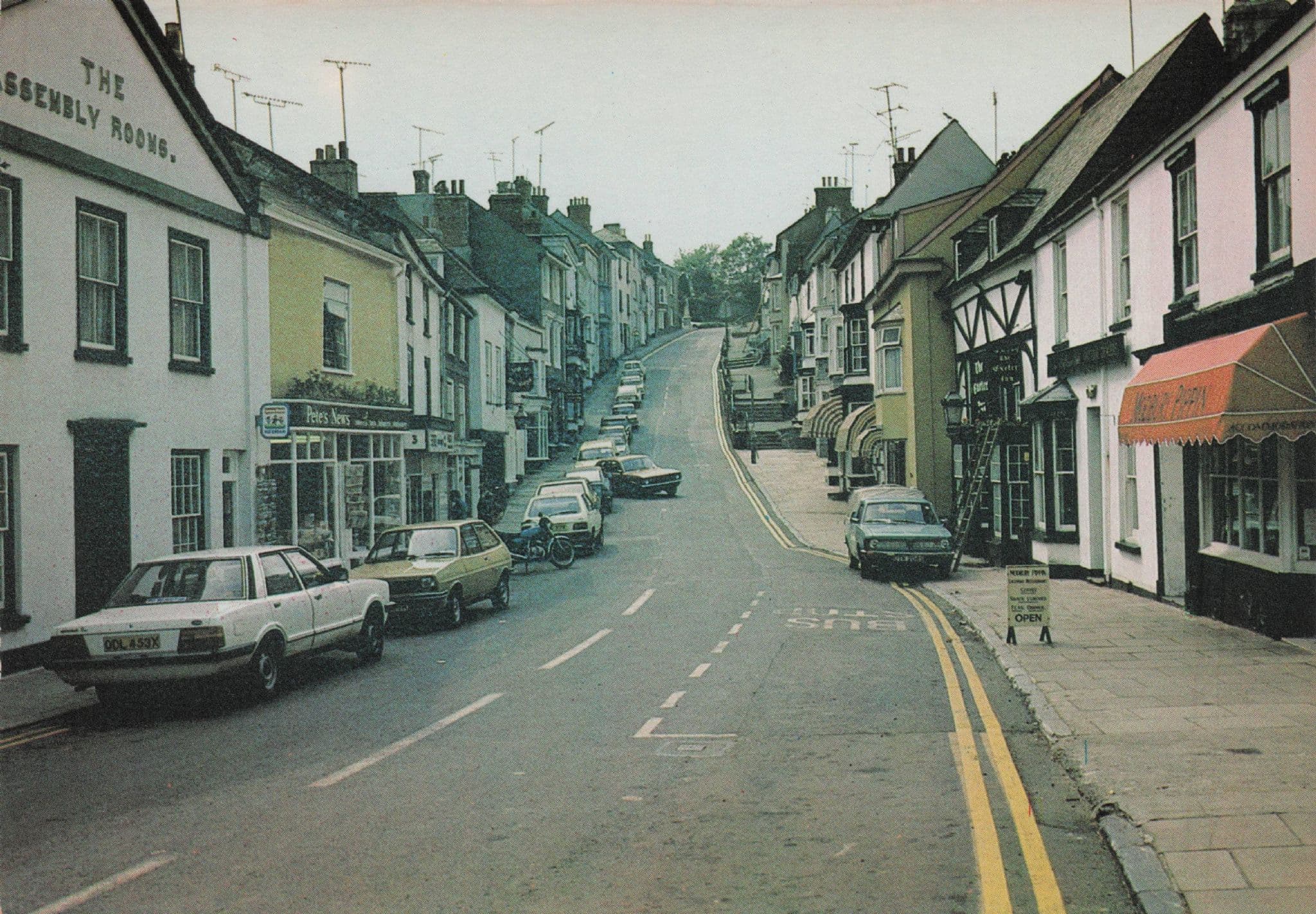 Assembly Rooms Church Street Modsbury Devon 1970s Postcard