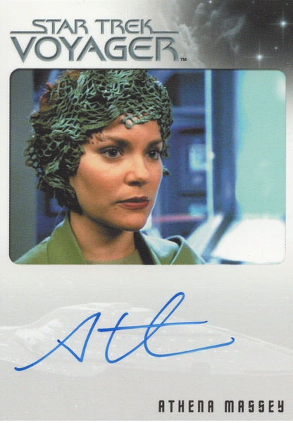 Athena Massey Star Trek Voyager Hand Signed Autograph Card