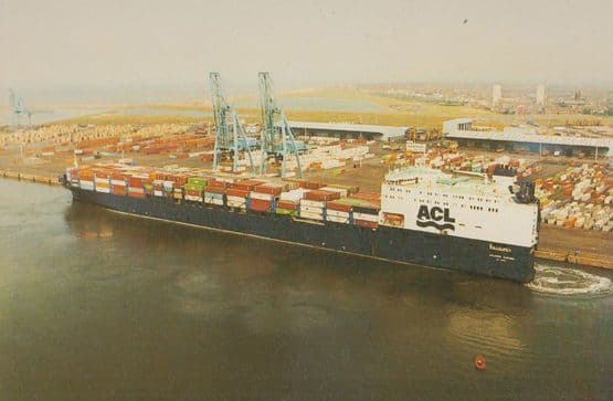 Atlantic Cartier at Liverpool Ship Rare Postcard